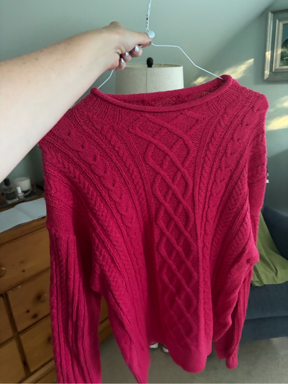 J. Crew Women's Cable Knit Sweater - Pink
